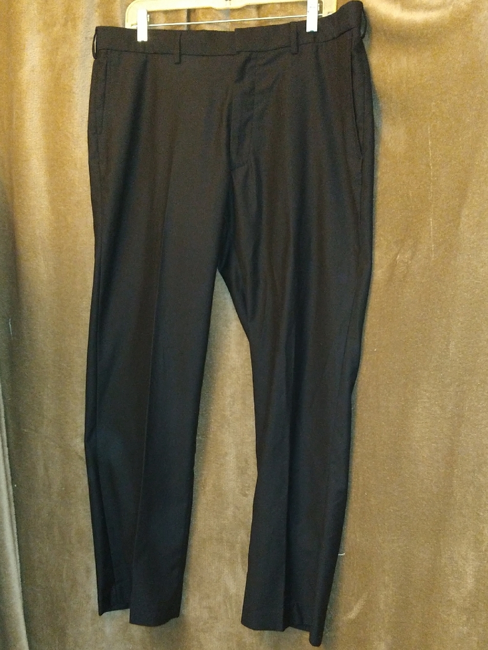 Perry Ellis Men's Black Dress Pants - Creased Front 36 X 30